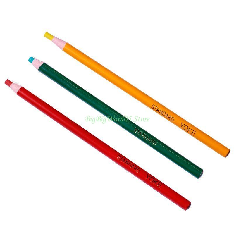 24TE 12Pcs Sewing Marker Pencil Colored Crayon Pen Paper Roll Pencil