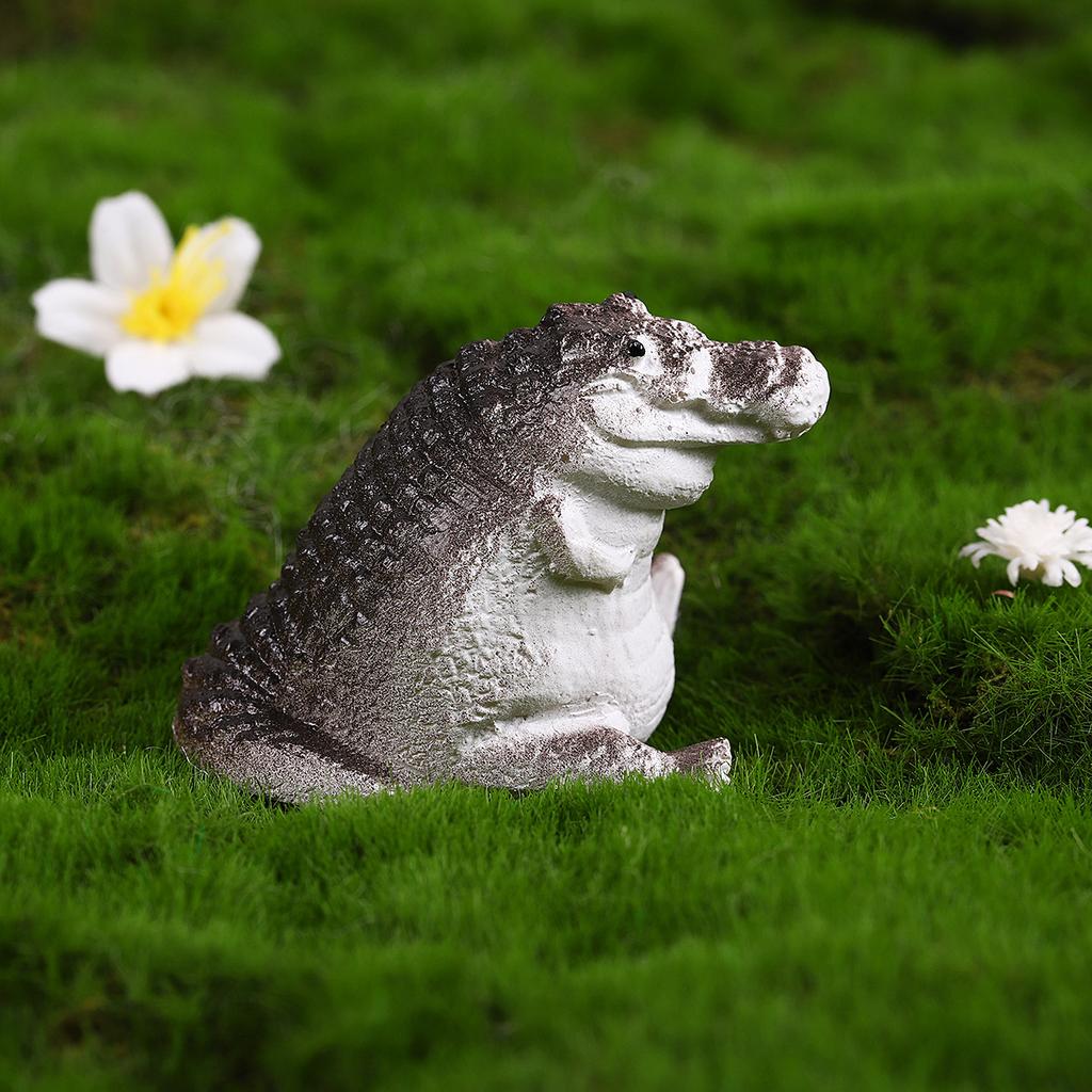 1pc Little Crocodile Tea Set Decoration Cute Home, Exquisite and Creative Desktop Crafts Ornament