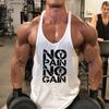 Tank Top Summer Y Back Gym Stringer Tank Top Men Cotton Clothing Bodybuilding Sleeveless Shirt Fitness Vest Muscle Singlets Workout Tank