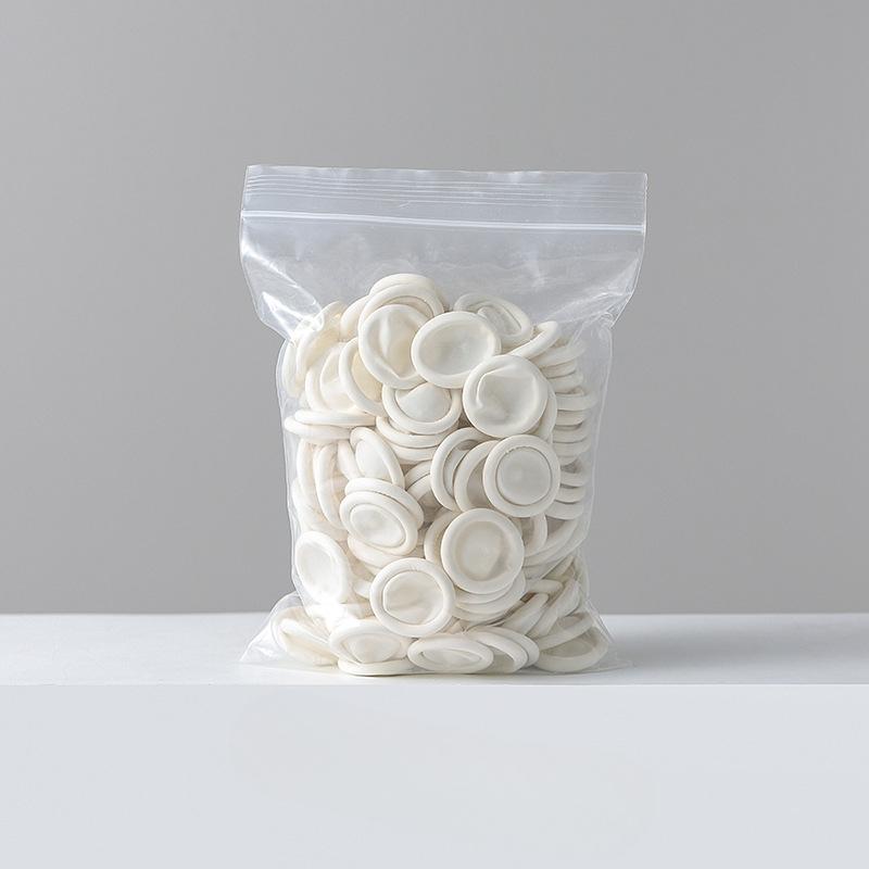 

Одноразовый чехол на палец Латексный косметический чехол от прыщей Износостойкая электронная промышленность Охрана труда Противоскользящий Неутолщающийся резиновый чехол на палец 200pcs