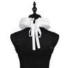 Elizabethan Ruff Collar Detachable Neck Ruff Decorative Collar With Elegant Pearls For Themed Event Stage Dressingup