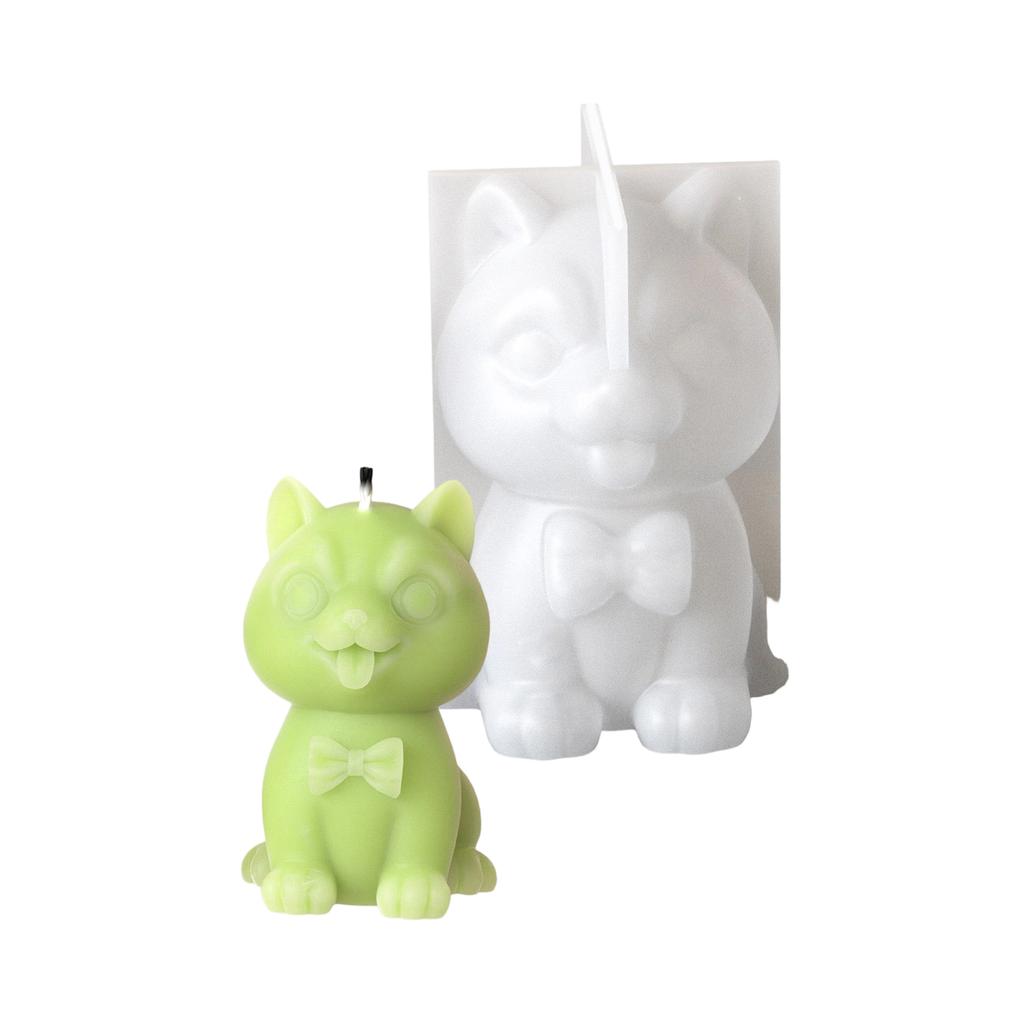 Silicone Crafting Mold Candle Moulds Resin Art Moulds Dog Shape Craft Molds Candle Making Molds for Hand-Making