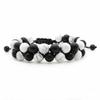 European-American Natural Stone & Turquoise Double Row Lava Beaded Bracelet