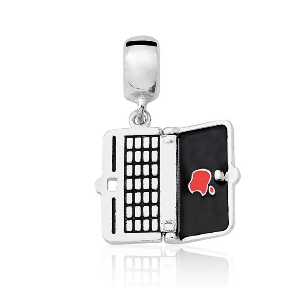 Neues Kupfer Lernmaterialien Laptop Gitarre Zeichenbrett Exquisite Charm-Perlen Passend für Original Armbänder DIY Damen Schmuck