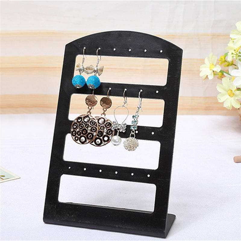 

Подставка для украшений L-образная органайзер подставка для серег инструмент 16*10*5 чёрный