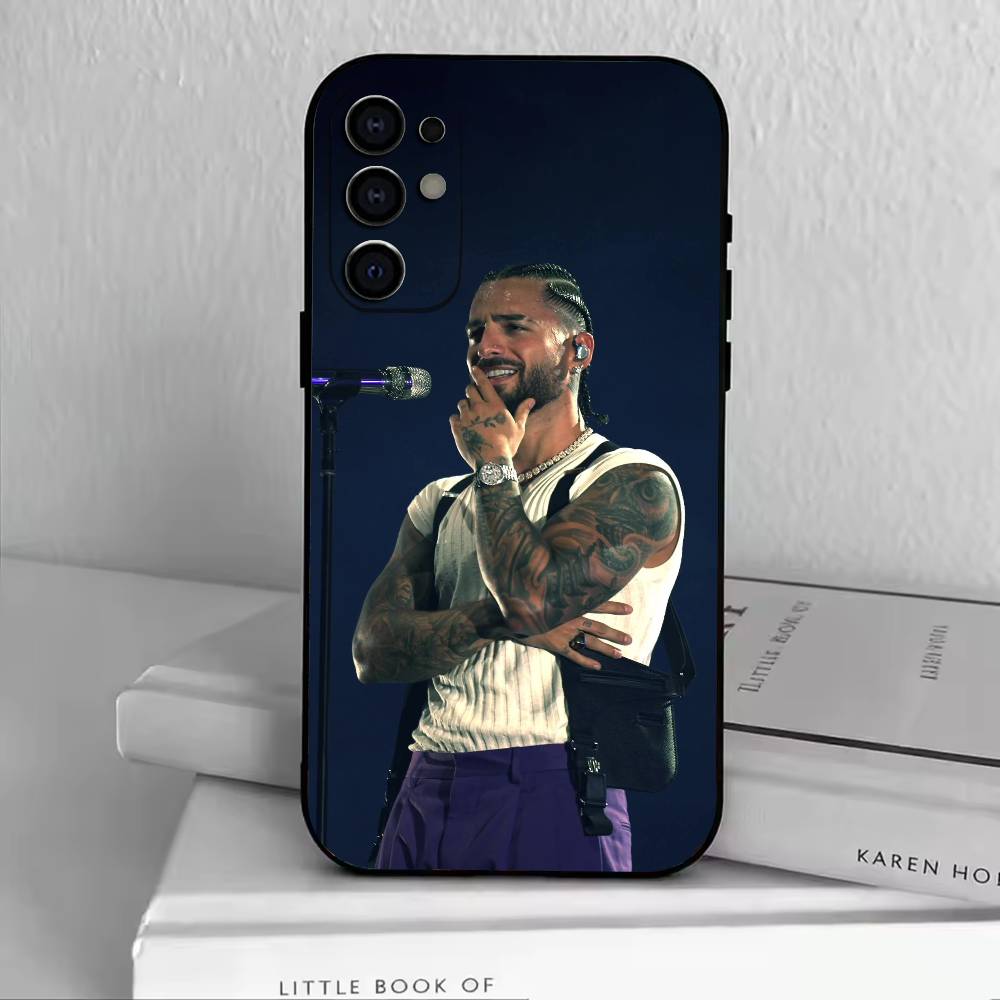 Singer-M-Maluma Phone Case For Samsung S25,S24,S21,S22,S23,S30,Ultra,S20,Plus,Fe,Soft Silicone Black Cover