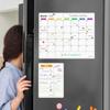 Erasable Whiteboard Calendar 12" X 16" Message Organizer INS Magnetic Monthly Planner  Kitchen