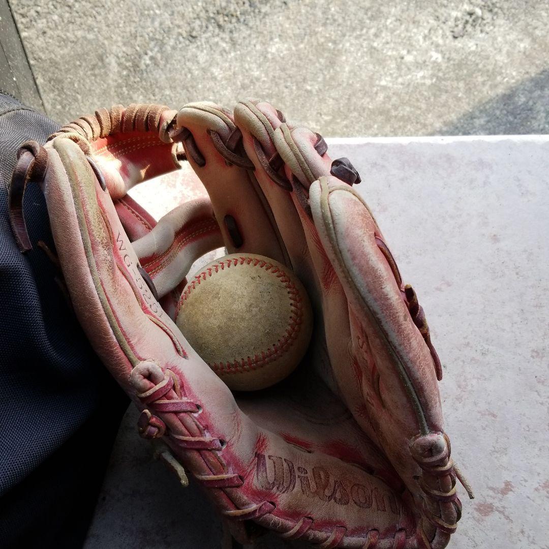 Used New director Ikeyama model! Rare! Softball Wilson Ikeyama model for shortstop