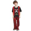 Children's Halloween Pirate Costume - Caribbean Captain Skeleton for Boys & Girls