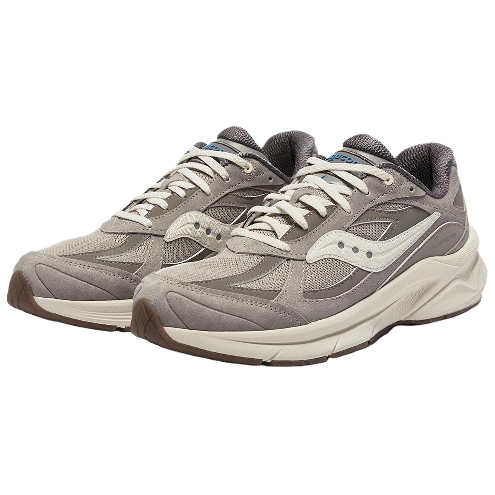 SAUCONY Kinvara Pwr Retro Comfortable Synthetic Leather Running Shoes Unisex Running Shoes Light-Gray S79079-21