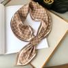 New Pashmina Silk Scarf Foulard Neckerchief Bandana Luxury Brand Female Hair Scarves Shawl Wraps Headband Hijab Cachecol