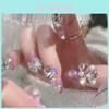 New Sparkling Nail Art Wearable Nail Ins Advanced Pure Desire Wind Nail Stickers U2
