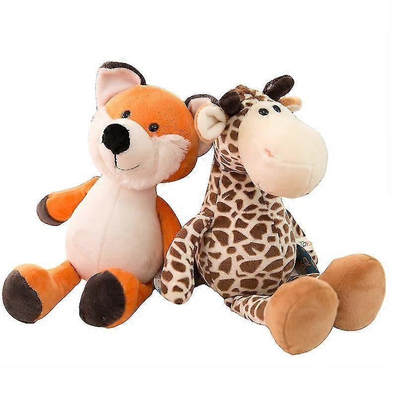 25cm Plush Stuffed Animal Doll Jungle Forest Animal Toy Soft Cotton Elephant