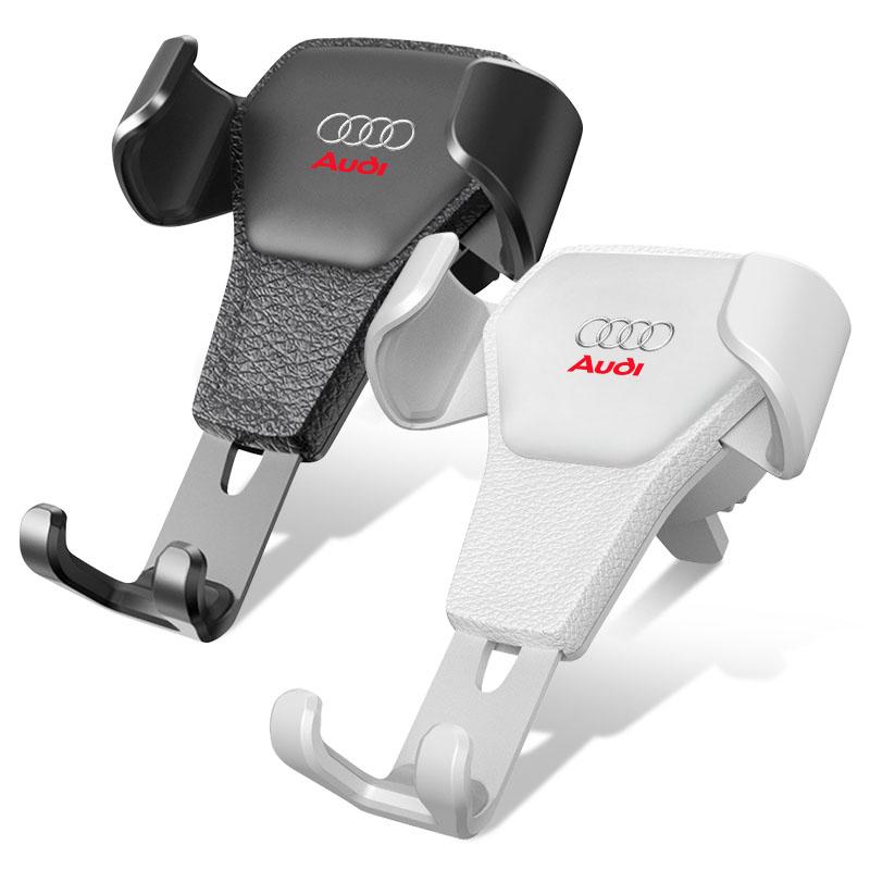 GR Gazoo Racing Car Phone Holder Air Vent Clip Mount Mobile GPS Cell Phone Stand For Audi C7 C6 C5 B5 B6 B7 B8 B9 D3 Q3 Q5 Q7 TT A1 A3 A4 A5