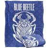 Blue Beetle Repeat Print Blanket