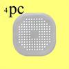 4 Stück Anti-Verstopfungs-Spülbeckenablaufsieb Badewanne Dusche Bodenstöpsel Duschablauf Haarfänger Silikon für Duschablaufstöpsel Ablaufabdeckung