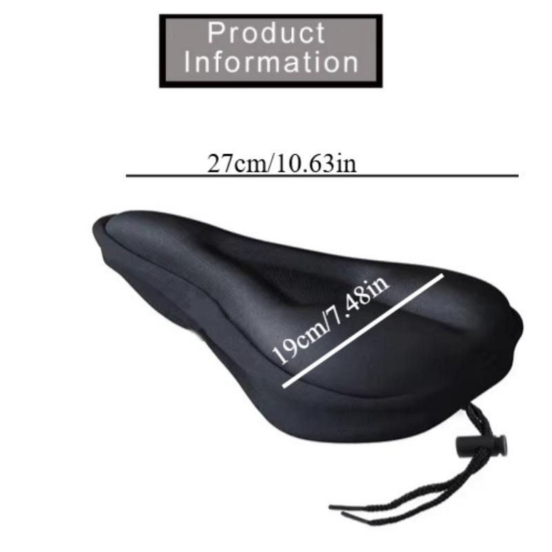 Bicycle Seat Cushion, Adjustable Elastic Bicycle Seat Cushion with Accessories, Sponge Road Bicycle Seat Cushion Cover