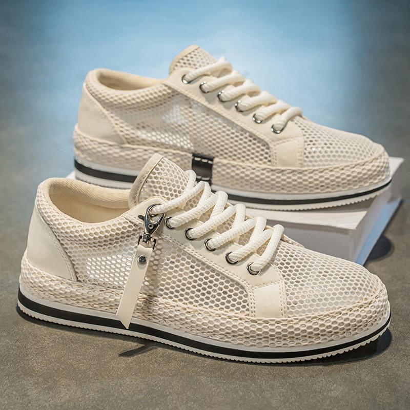 

Мужские кроссовки, дышащая мужская обувь, уличная повседневная обувь, удобные прогулочные кроссовки Tenis Masculino Zapatillas Hombre, новинка 2024 года 39 бежевый