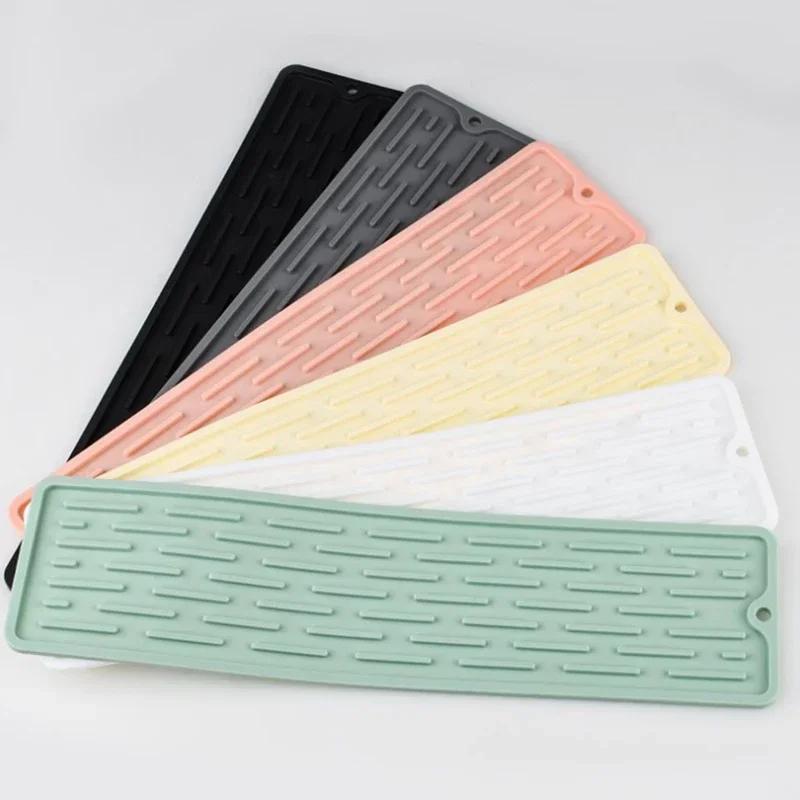 35 * 8CM Silikon-Wärmedämmungspad Küche rutschfeste feste Matte Wasserhahnmatte Tropfschutzpads Küchenzubehör