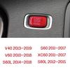 Samochód Start Stop silnika przycisk naklejki pokrywa wykończenia dekoracji dla Volvo V40 V60 S60 S60L XC60 S80L S80