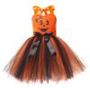Girls Halloween Cosplay Costume Carnival Fancy Girl Performance Pumpkin Party Dress