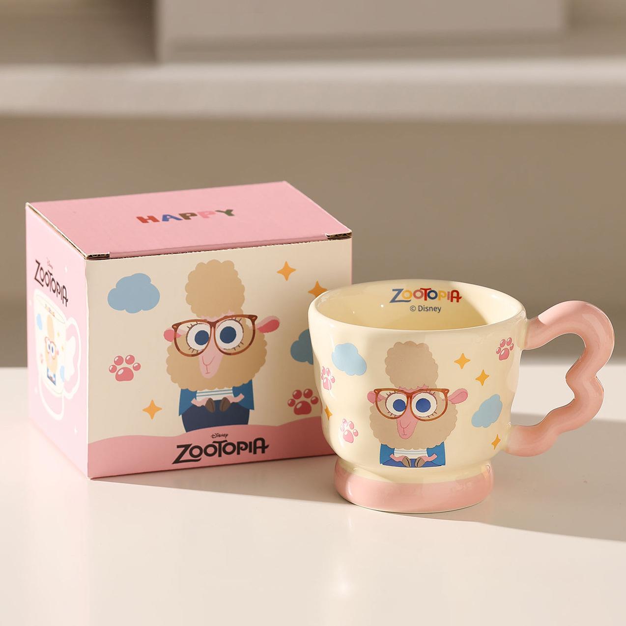 Genuine Crazy Animal City Judy Ceramic Mug Children S Drinking Cup Couple High Value Cup Coffee Mug 301-400ml