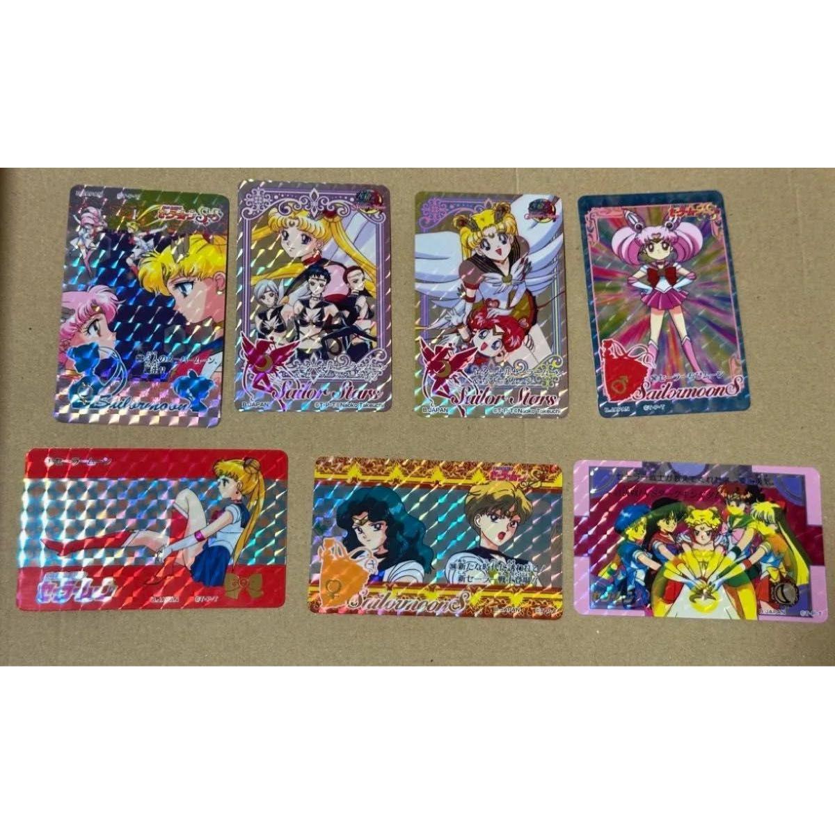 Used Sailor Moon Carddass Seal Sticker Card Kira Sailor Moon