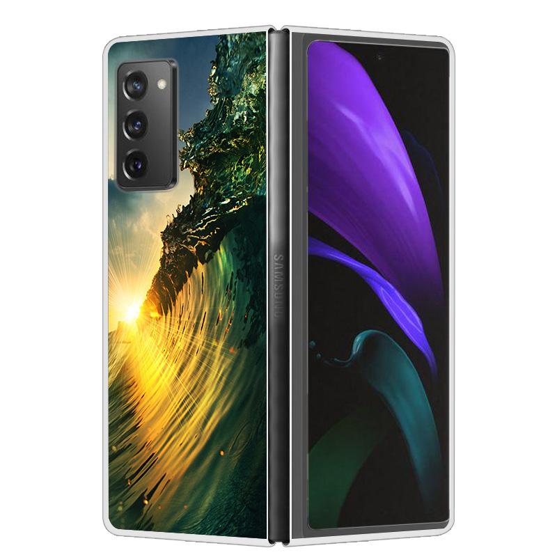 For Samsung Galaxy Z Fold2 Fold4 Fold5 Case Shockproof Hard Plastic PC Back Cover For Samsung Galaxy Z Fold 3 5 4 5G Phone Cases