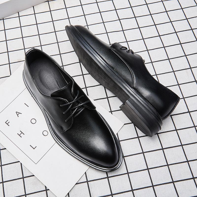 FashionMen's Shoes Business Dress Shoes For Men Casual Split Leather Oxfords Fashion Male Comfortable Oxford Shoes Vintage Man Footwear