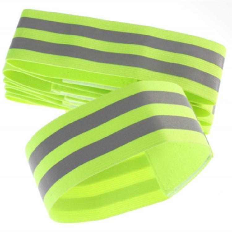 8Pcs Adjustable Safety Reflective Strap Running Reflective Arm Bands Warning Wristband Safety Reflectors Enduring