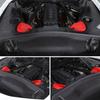 Red ABS Rear Shock Tower Top Protective Cover Trim for Corvette C8 +