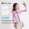 Girls' Breathable Ice Silk UPF50+ Sun Protection Hooded Jacket