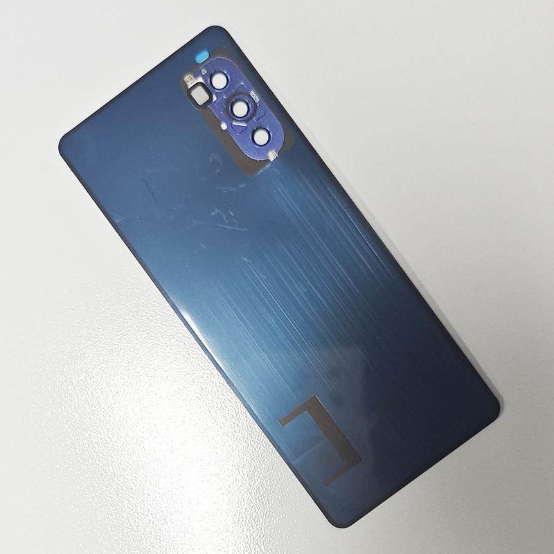 Per Sony Xperia 10 IV Cover Posteriore Batteria XQ-CC54 XQ-CC72 Alloggiamento in Vetro Cover Posteriore Parti con Lente Fotocamera