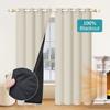 1/2 Pcs Thick Heavy Curtains Cold Protection Outdoor Thermal Curtain Eyelet Curtains