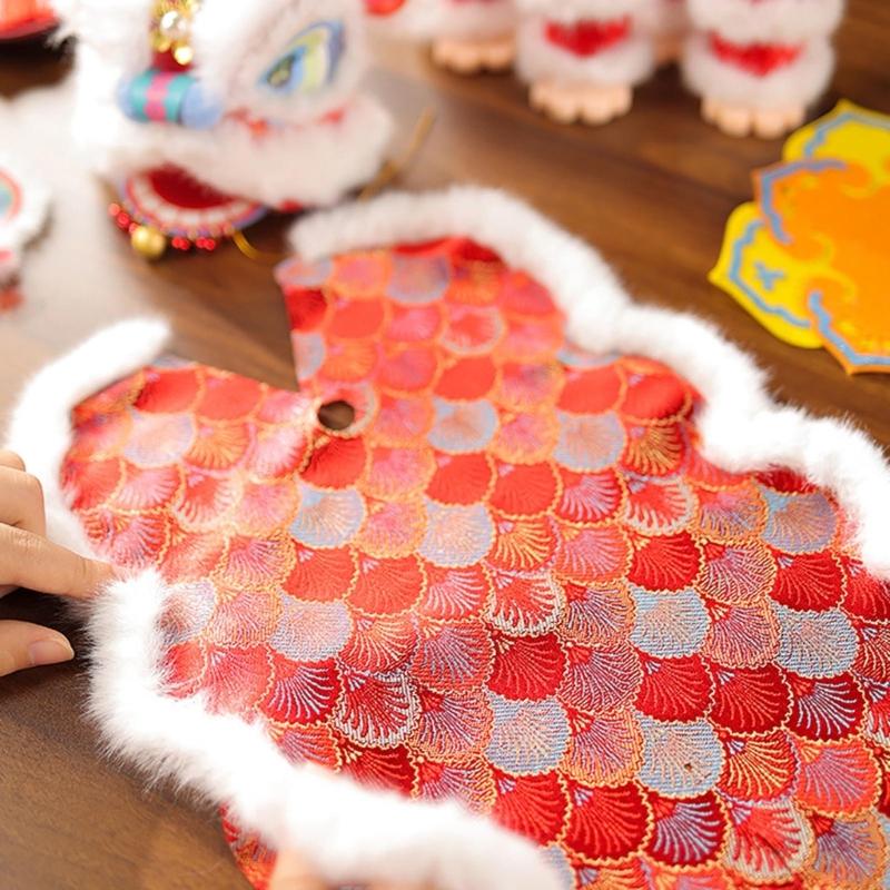 Chinese New Year Craft Kits Lions Dance Themed Lanterns Easy Assembly Holiday Classroom Activity Supplies