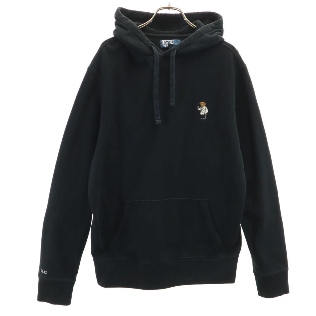 Polo by Ralph Lauren 90s Old Polo Bear Embroidery Long sleeve Sweatshirts Men's Used