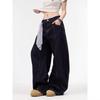 Damen Jeans 2025 Herbst/Winter Retro Locker Weites Bein mit Taschen Design