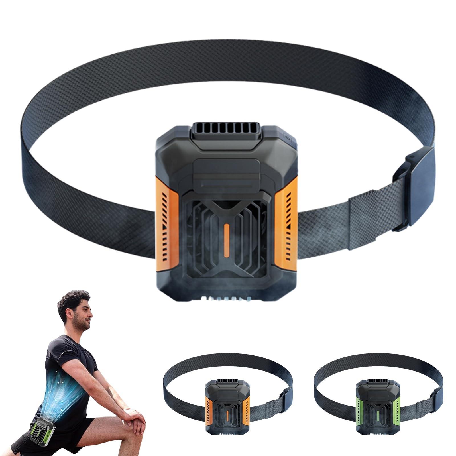 

Портативный кондиционер, настенный носимый поясной зажим, перезаряжаемый вентилятор, 3 скорости ветра с подсветкой для работы на открытом воздухе, кемпинга One Size оранжевый