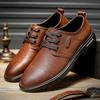 Men's Shoes Leather Shoes Men's Genuine Leather England Style Soft Noodle Breathable Shoes Business Formal Wear Casual Versatile Spring Men's