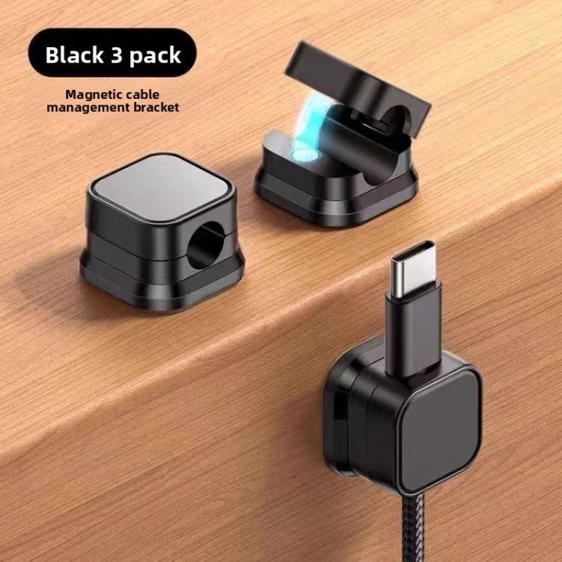 5/10/20Pcs Magnetic Cable Organizer Data Cable Holder Fixed Charging Cable Storage Sturdy Portable Desktop Organization Tool