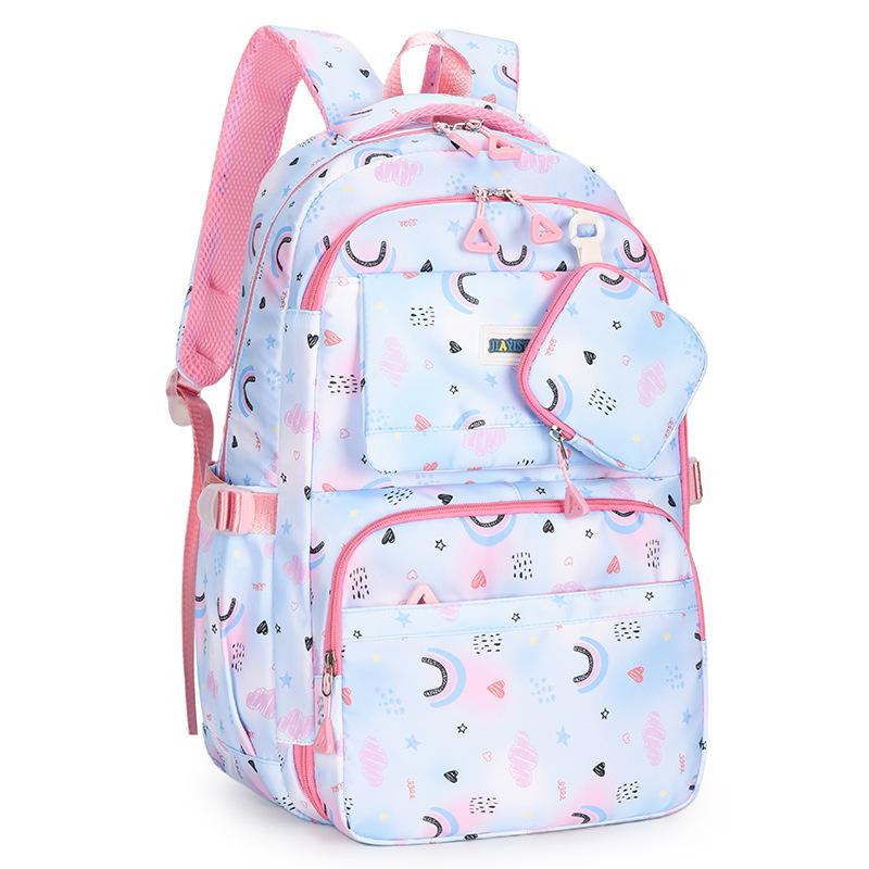 

Легкий студенческий школьный рюкзак женский большой вместимости детский рюкзак синий