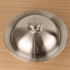 with Lid Food Steam Plate Portable Round Pot Insert Tray Kitchen Steamer Holder  Kitchen Supplies