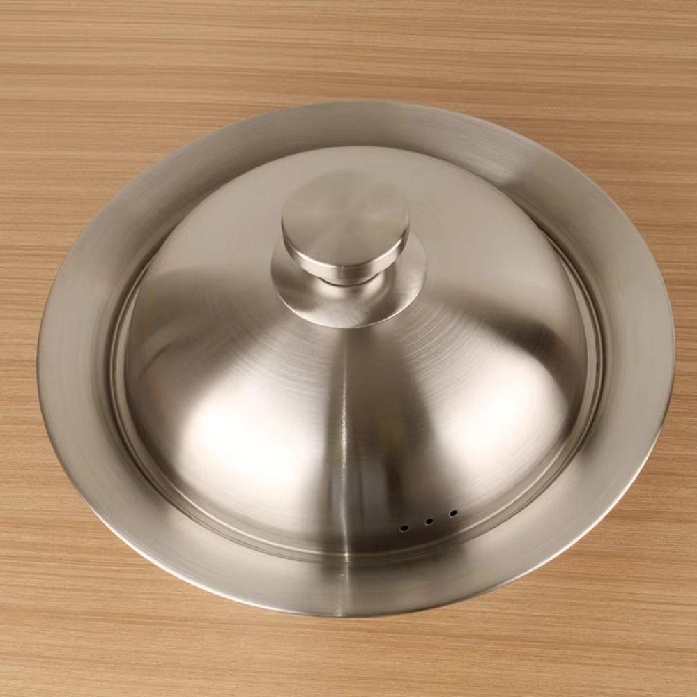 with Lid Food Steam Plate Portable Round Pot Insert Tray Kitchen Steamer Holder  Kitchen Supplies