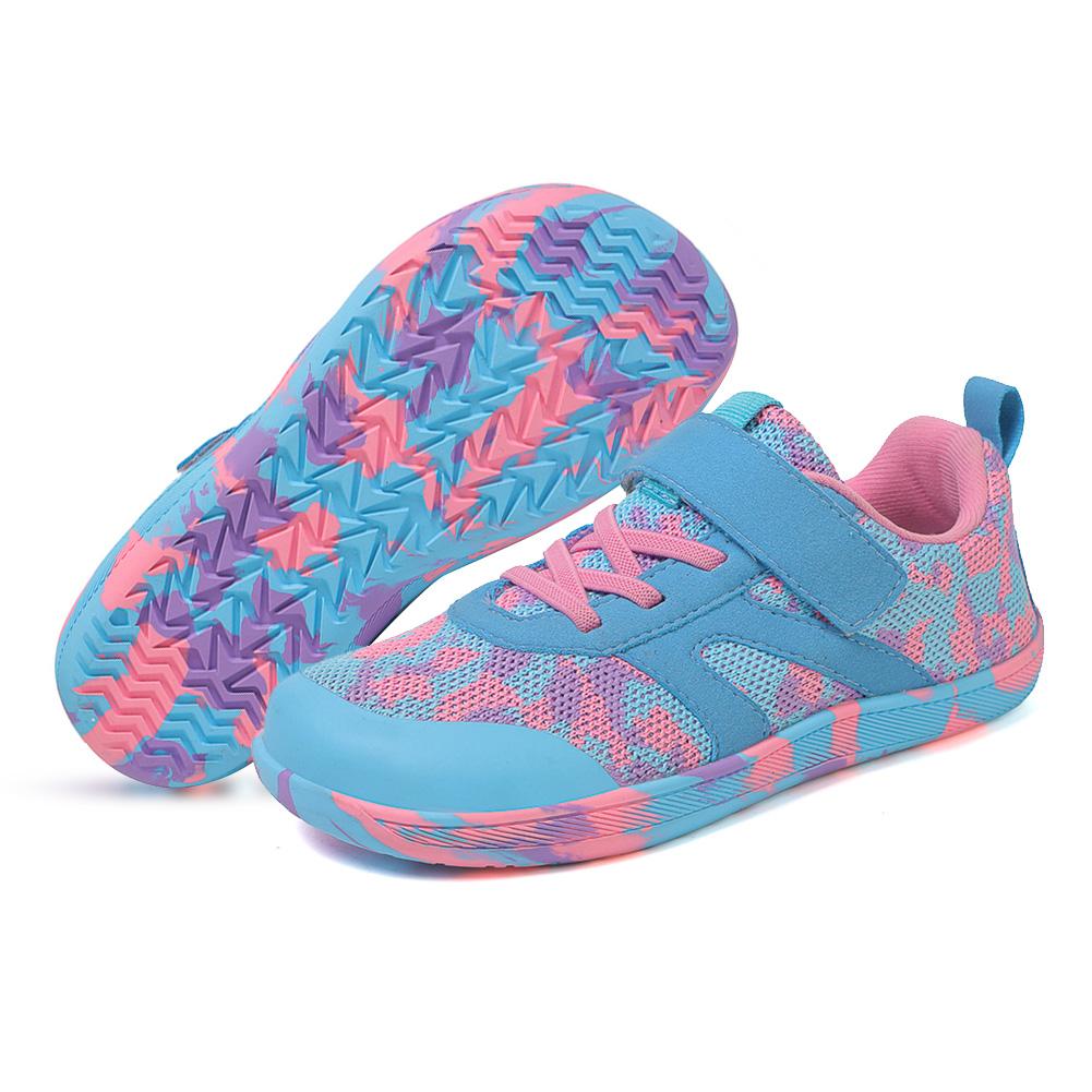 Kids Wide Barefoot Shoes Breathable Minimalist Sports Shoes Non-Slip Lightweight Running Shoes for Boys Girls