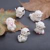 Cute Sheep Silicone Candle Mold With Bow Sitting Sheep Cute Design Diy Suitable Handmade Crafts Candles Plaster Soap Home Decor