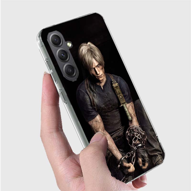 

Леон Кеннеди Resident Evil 4 Телефон Для Samsung A15 A25 A35 A55 A71 A51 Galaxy S9 S8 S10E A41 A31 A11 M12 M32 M30S M51 M52 J8 J6 Samsung A55 5G