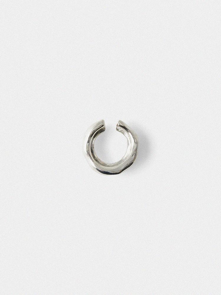 Douhab Heyuz Double Layered Ear Cuff_Silver