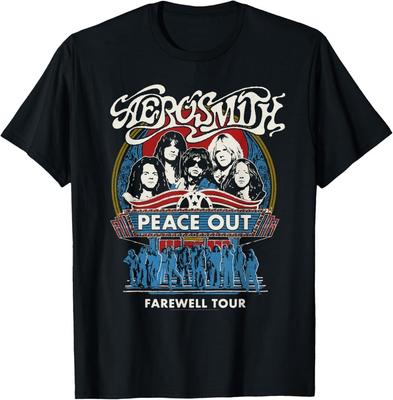 Pánské tričko Aerosmith - Farewell - Černé, Malé