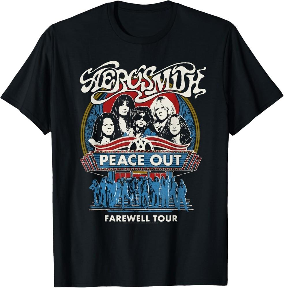 Aerosmith Men's Farewell T-Shirt - Black, Small