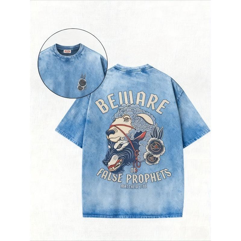 Rozmiary europejskie Męski Płócienny T-shirt Vintage z Praniem Streetwear Luźny Krój Fajny T-shirt dla Mężczyzn Modny Wygodny Dekolt Okrągły Codzienny Ubiór